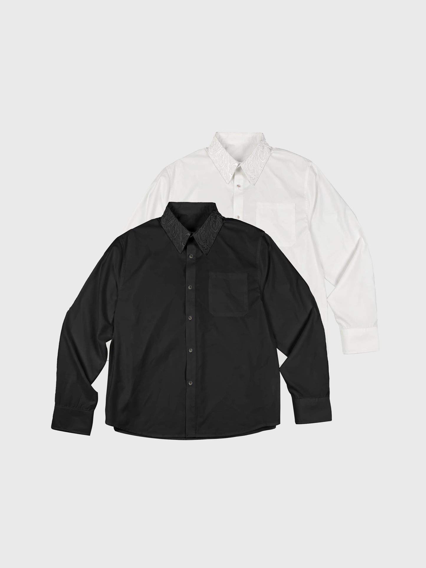 4JUNKS Embroidered collar shirt